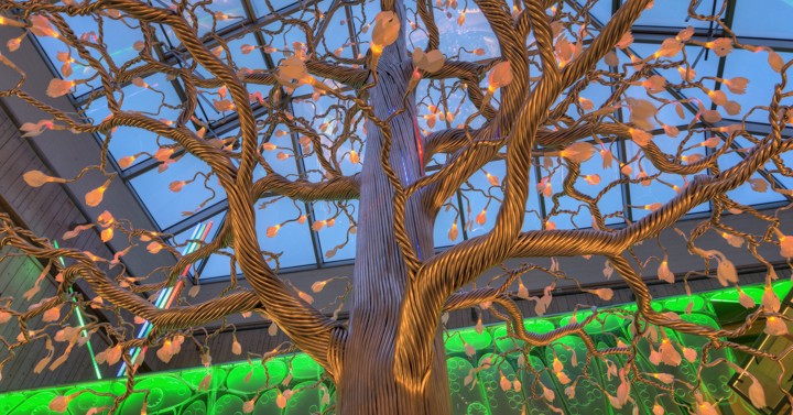 Det Fantastiske Treet Norsk Skogmuseum LED-belyste plater