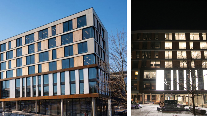 Alna Bydelshus - LED-paneler levert av Plexon